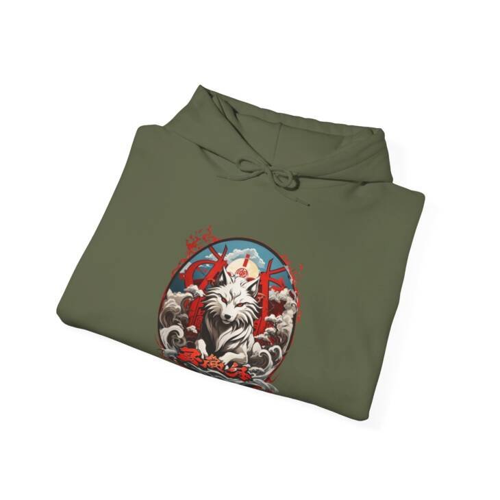 Mythical Warrior Wolf Hoodie - Image 56