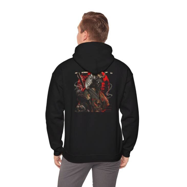 Mythical Warrior Wolf Hoodie - Image 10